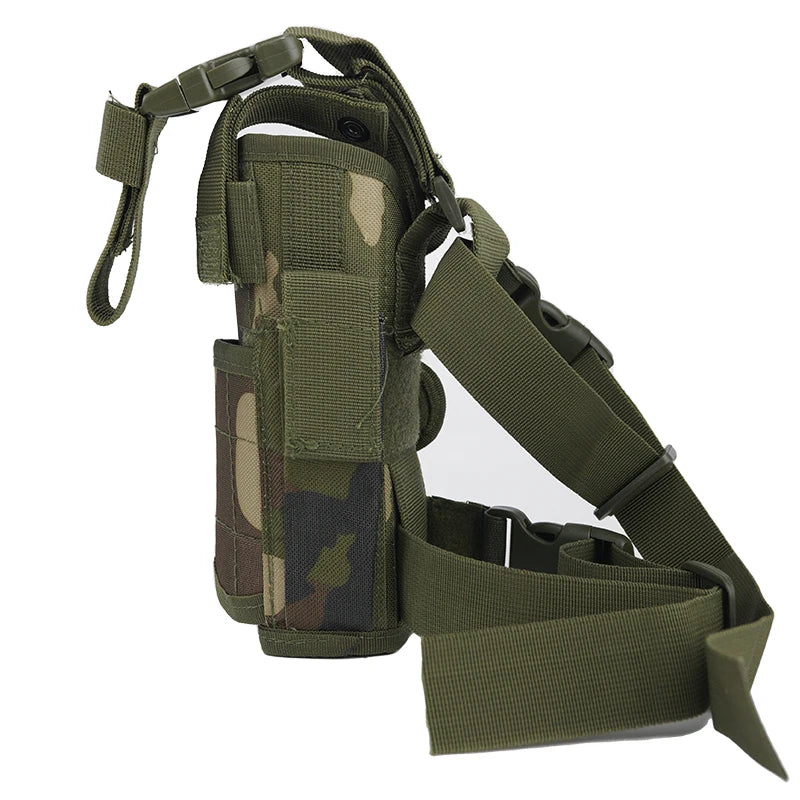 Universal left and right pistol holster tactical tornado leg style thigh holster hunting air gun General pistol clip bag