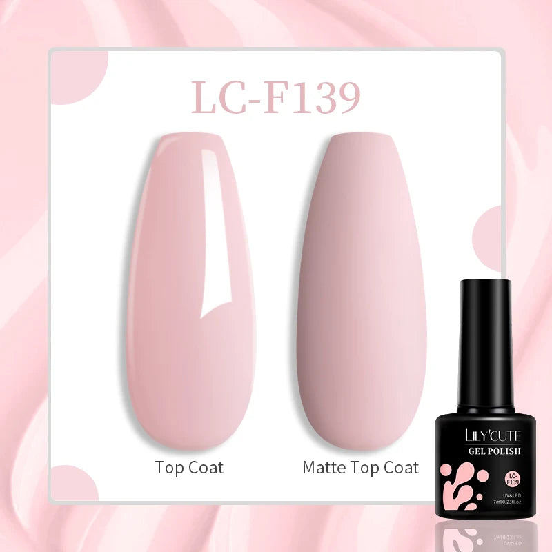 LILYCUTE Professional Gel Nail Polish - 7ml Long-Lasting UV/LED Nail Varnish