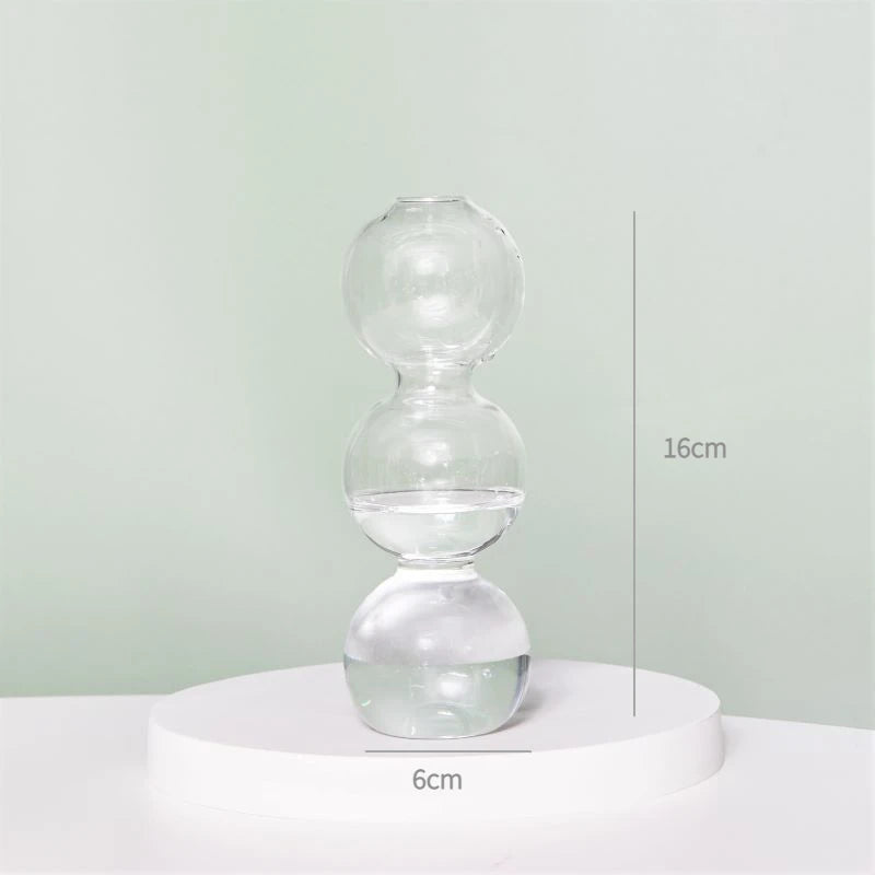 Modern Glass Candleholder Nordic Home Decor Clear Glass Candle Holder Candlelight Home Decoration Ornaments Candel Holder