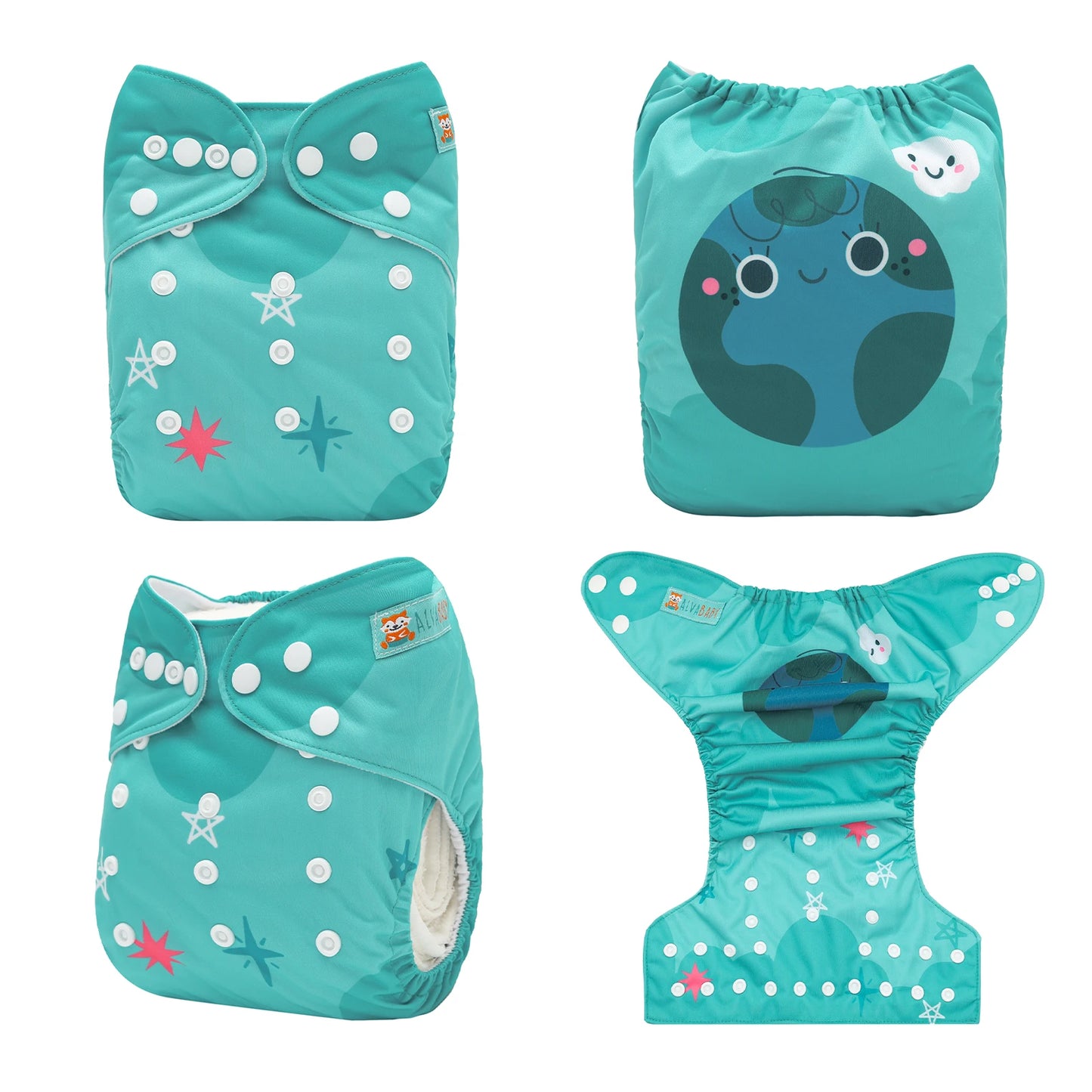 Premium ALVABABY Cloth Diaper Shell - Eco-Friendly Adjustable Nappy