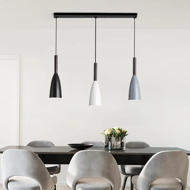 Premium Nordic Minimalist Pendant Light - 3-Head Modern Chandelier Fixture