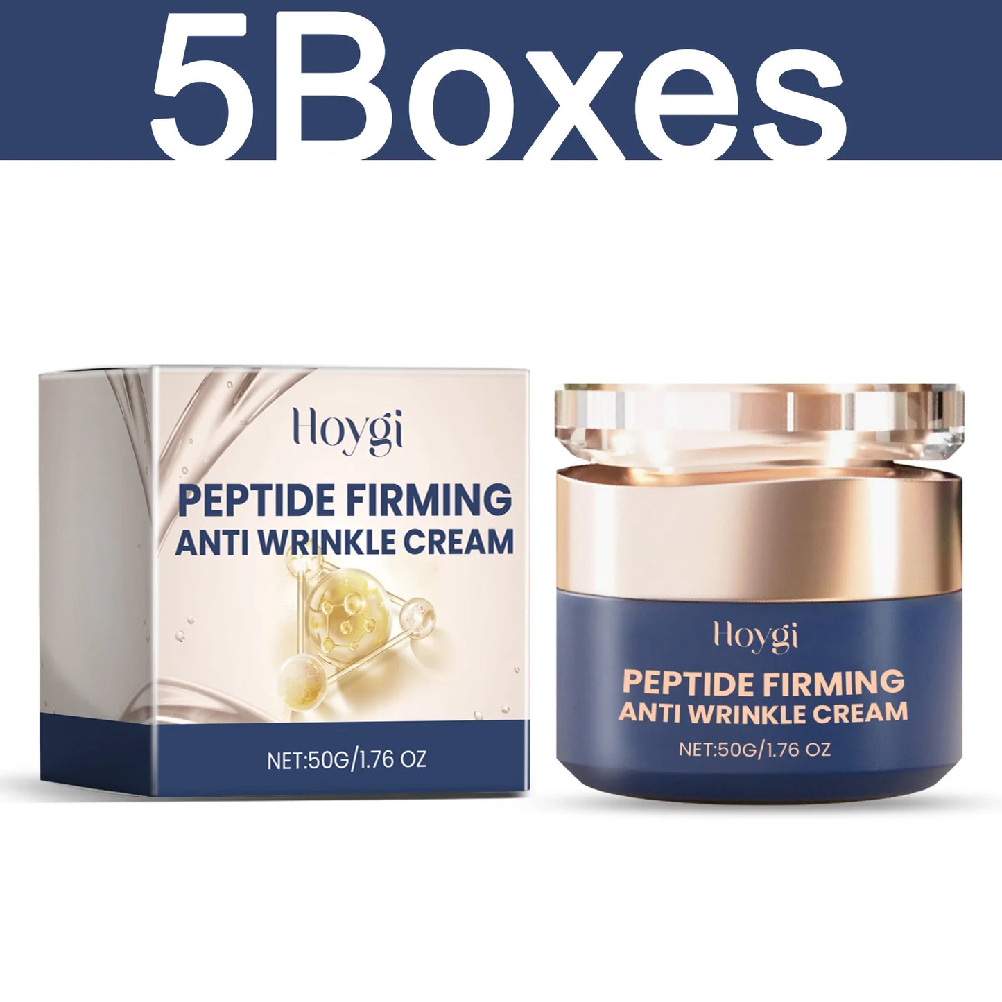 HOYGI Polypeptide Firming Cream Instant Anti Wrinkle Lasting Moisturizing Fading Fine Lines Lifting Revitalizing Face Skin Care