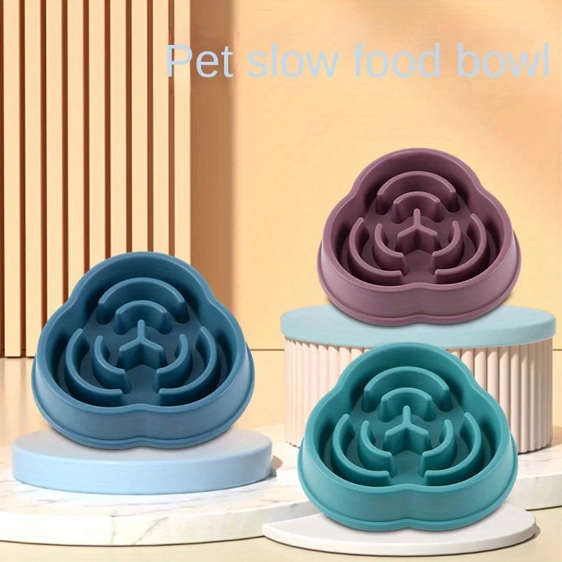 Premium Slow Feeder Dog Bowl - Anti-Choking Pet Food Bowl