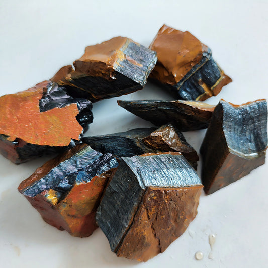 Natural Blue Tiger‘s Eye Stone Unleash the Healing Power within Reiki Healing Home Decoration Stone Mineral Specimens Crystal