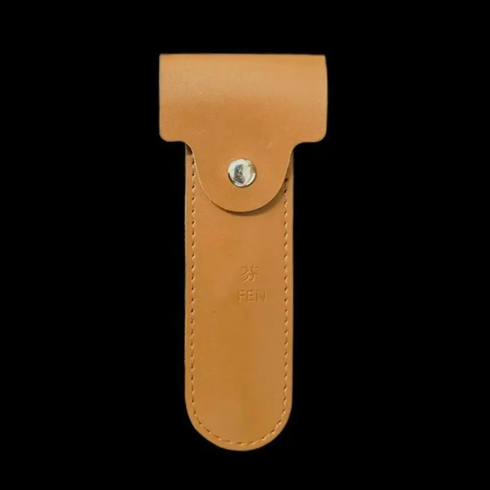 Bag PU Leather Manual Shaving Case Protective Cover Razor Storage Bag Shaver Holder Classic Razor Case Travel Shaver Case