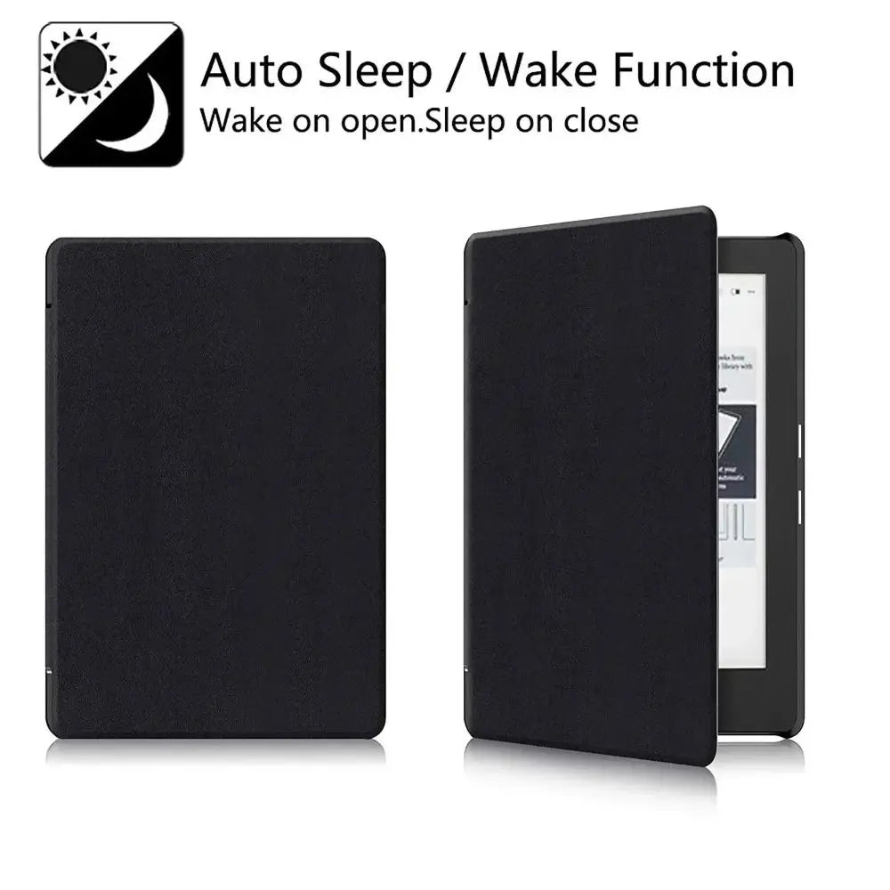 For Kobo Aura H2O Edition 2 Smart Case 6.8 inch eReader Cover Ultra Slim PU Leather Funda Auto Wake/Sleep Protective Shell