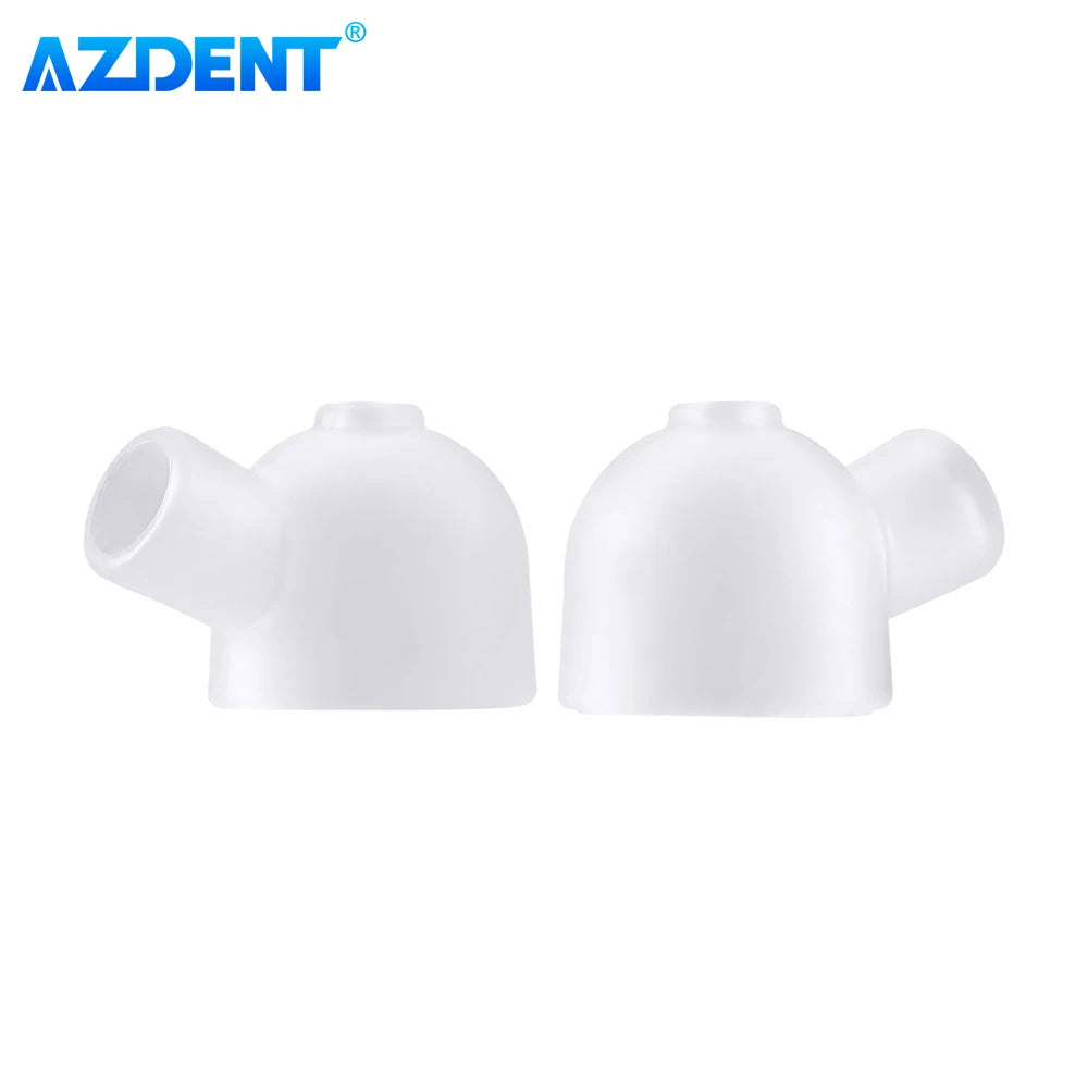 2PCS AZDENT Dental Tiny Cover Powder Dust Proof Cap SandTrap Autoclave fit for Aluminum Oxide Air Abrasion Micro Sandblaster