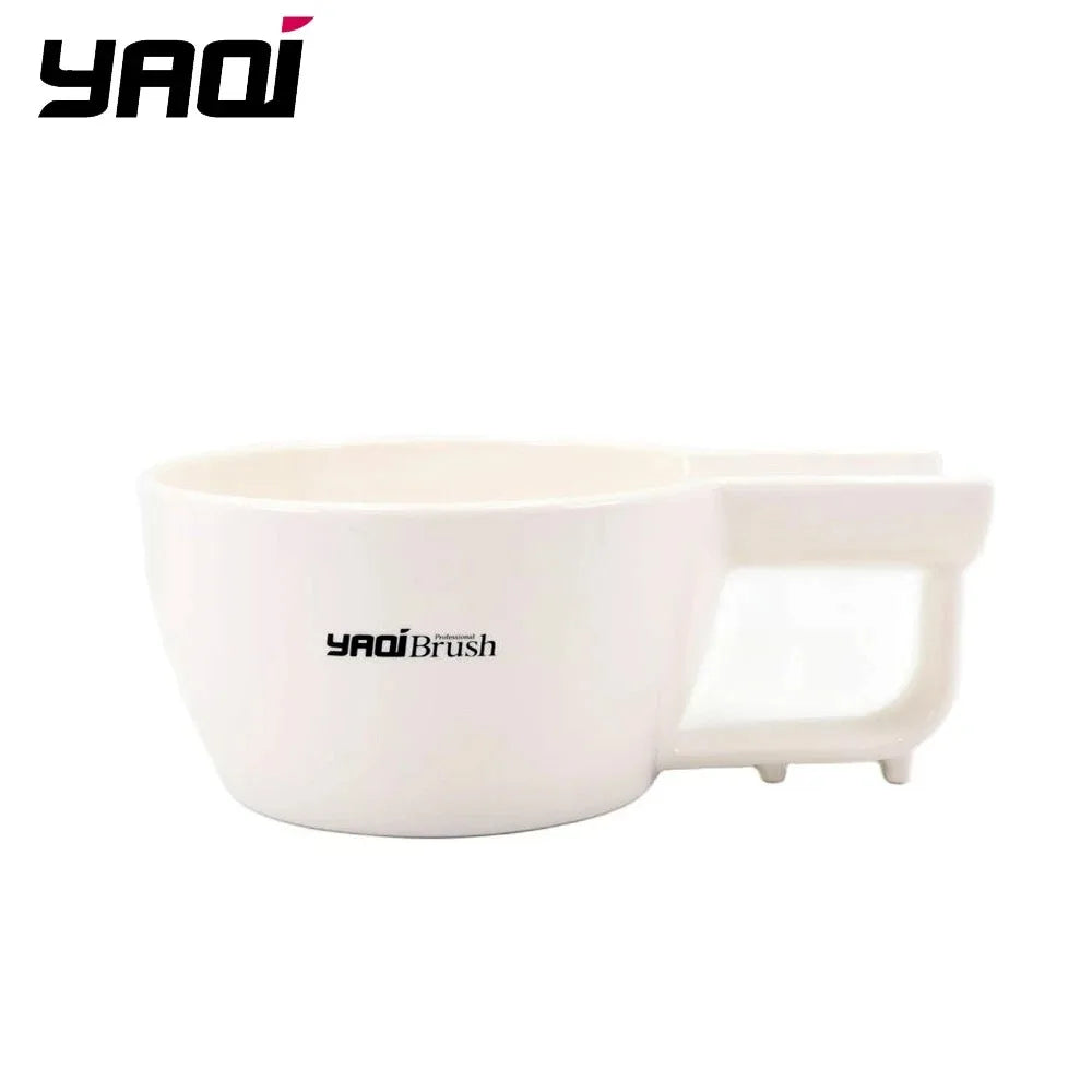 Yaqi High Quality Dark Blue Color Plastic Shaving Bowl For Men Shaving Brush