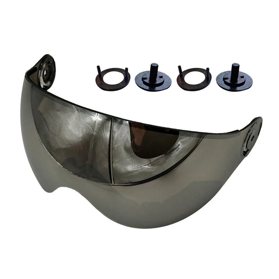 LOCLE Ski Snowboard Helmet Visor Lens Detachable Snow Mask Anti-fog Anti-UV Integrated Goggle Shield