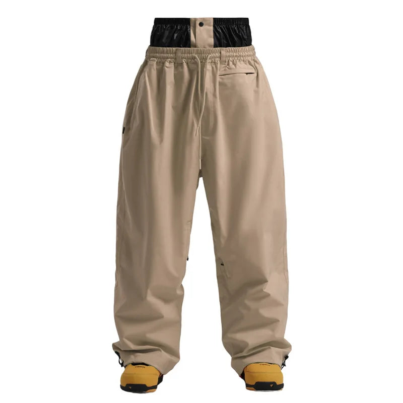 Outdoor Hiking Woman Snow Trousers Winter Mountain Sport Men Skiing Pants Loose Waterproof Female Snowboard Clothes Wear