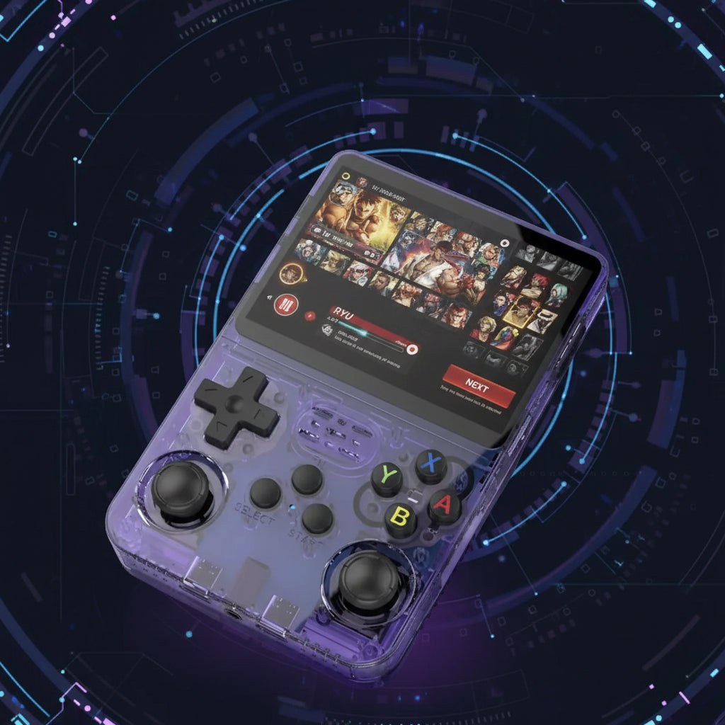 R36S Retro Handheld Gaming Console - 3.5" IPS Screen with 128GB Games