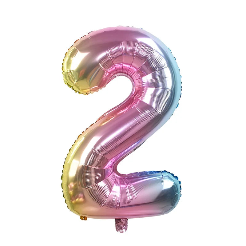 Number Balloons with Confetti Mermaid Balloons for Girls Birthday Party Decorations 1 2 3 4 5 6 7 8 9 Years Old Birthday Decor