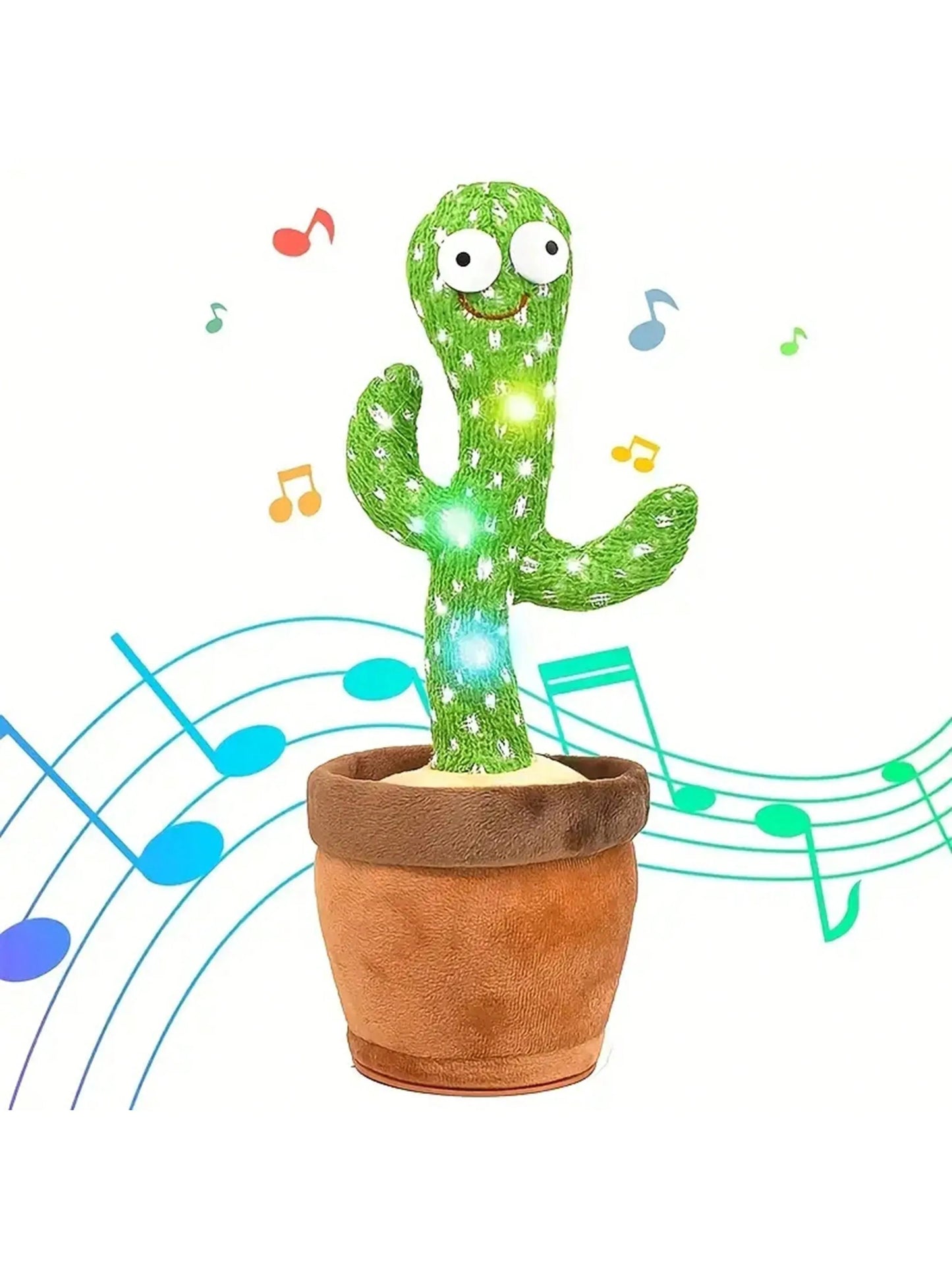 Premium Dancing Talking Cactus - Interactive Singing & Recording Toy