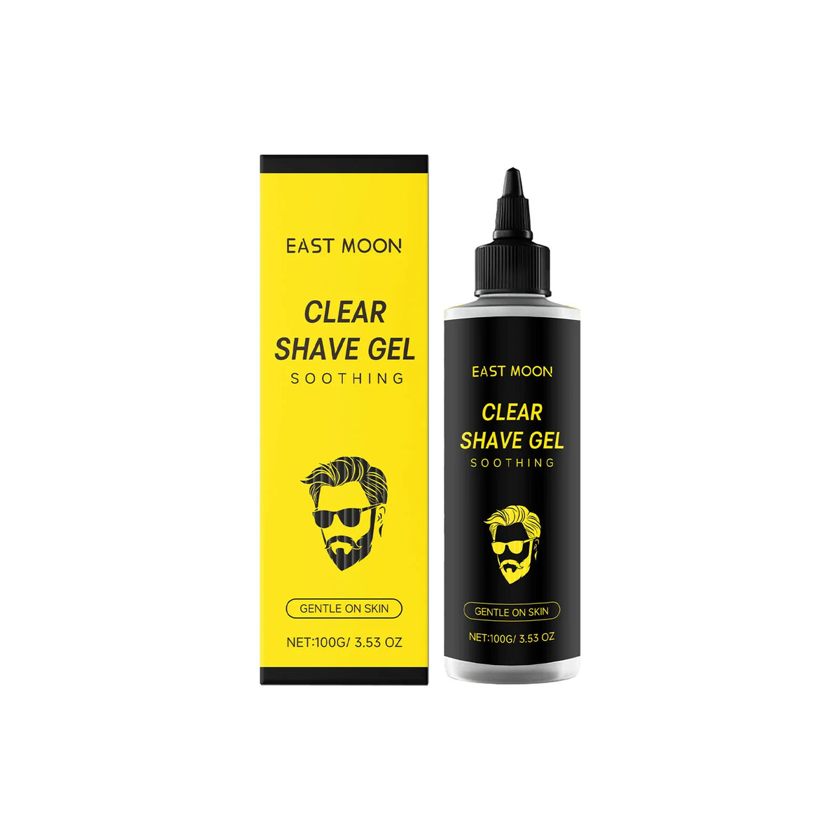 East Moon Man Shaving Care Gel Relieving Red Sooth Pain Moisturize Damage Growth Inhibition Painless Shave Body Hair Remove Gels