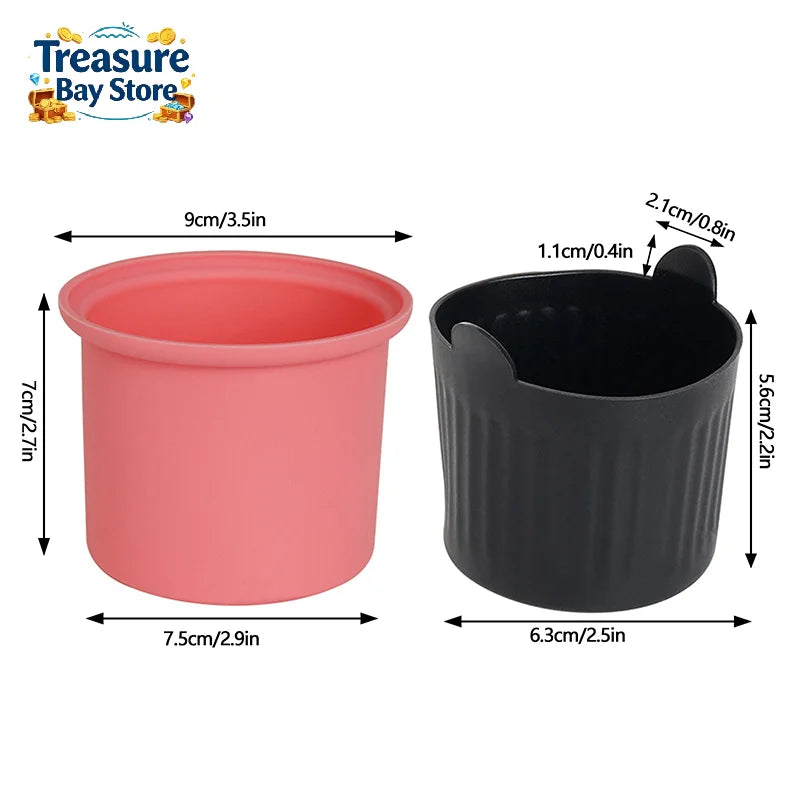 Wax Warmer Heat-resisting Replacement Silicone Bowls Hair Removal Wax With Stirring Stick Non-Stick Pan Hair Removal Beauty