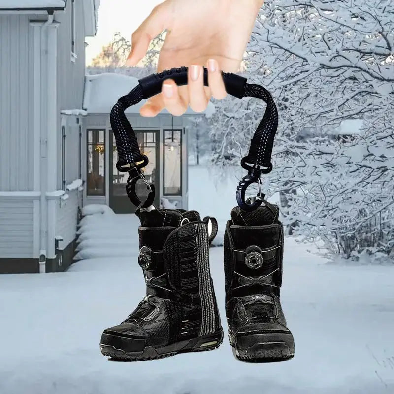 Ski Boot Carrier Straps Roller Skate Carry Strap Ski Boot Carrier Straps Adjustable Snowboard Strap Winter Sport Accessories ﻿