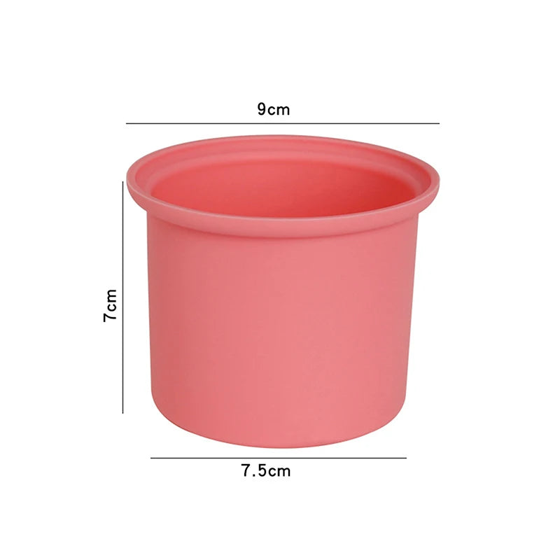 Wax Warmer Heat-resisting Replacement Silicone Bowls Hair Removal Wax With Stirring Stick Non-Stick Pan Hair Removal Beauty