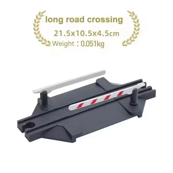 Wooden Train Track Accessories Plastic Flexible Tracks Turntable Slope Bridge fit for Brand Wood Tracks Railway Toys for Kids