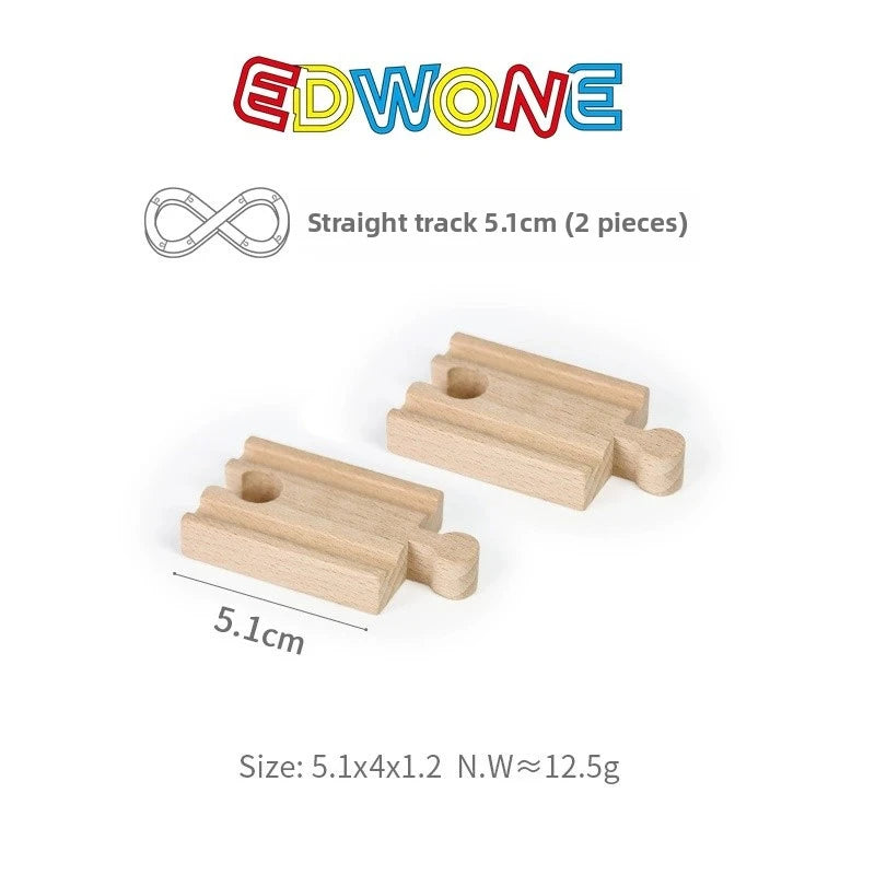 All Kinds Wooden Track Accessories Wooden Railway Train Track Parts Fit for Brand Wood Tracks Railway Toys for Children Gifts