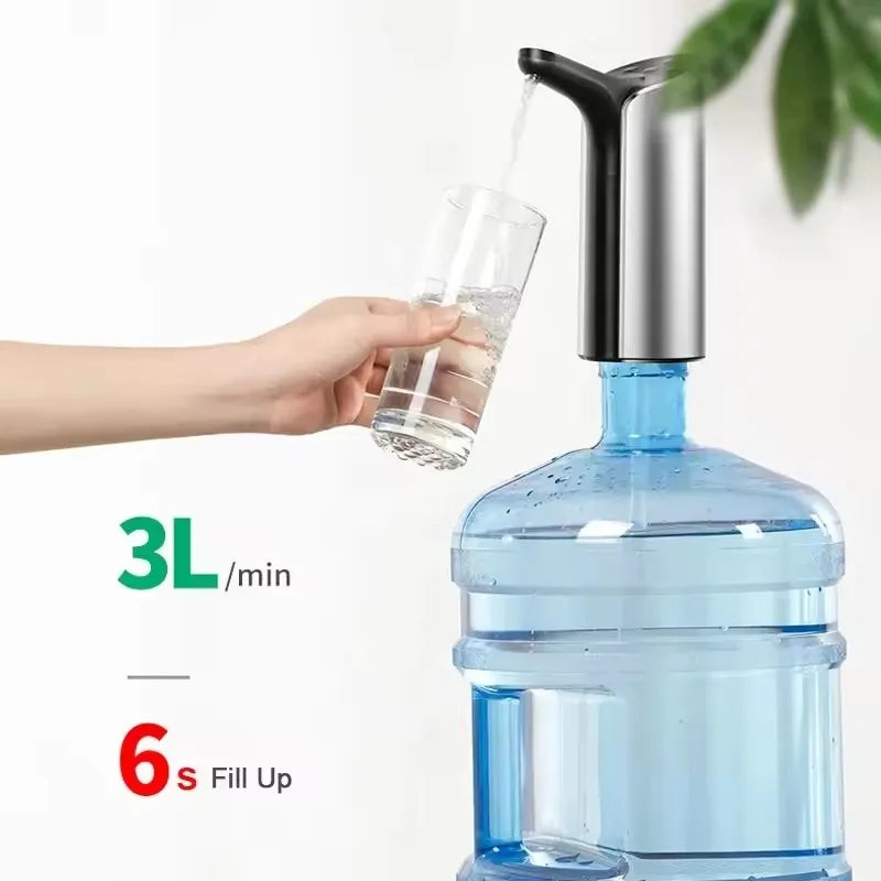 Zai Xiao New Smart Automatic Wireless Water Dispenser Pump High Quality USB Rechargeable Gallon Water Pump Portable Drinking Bot