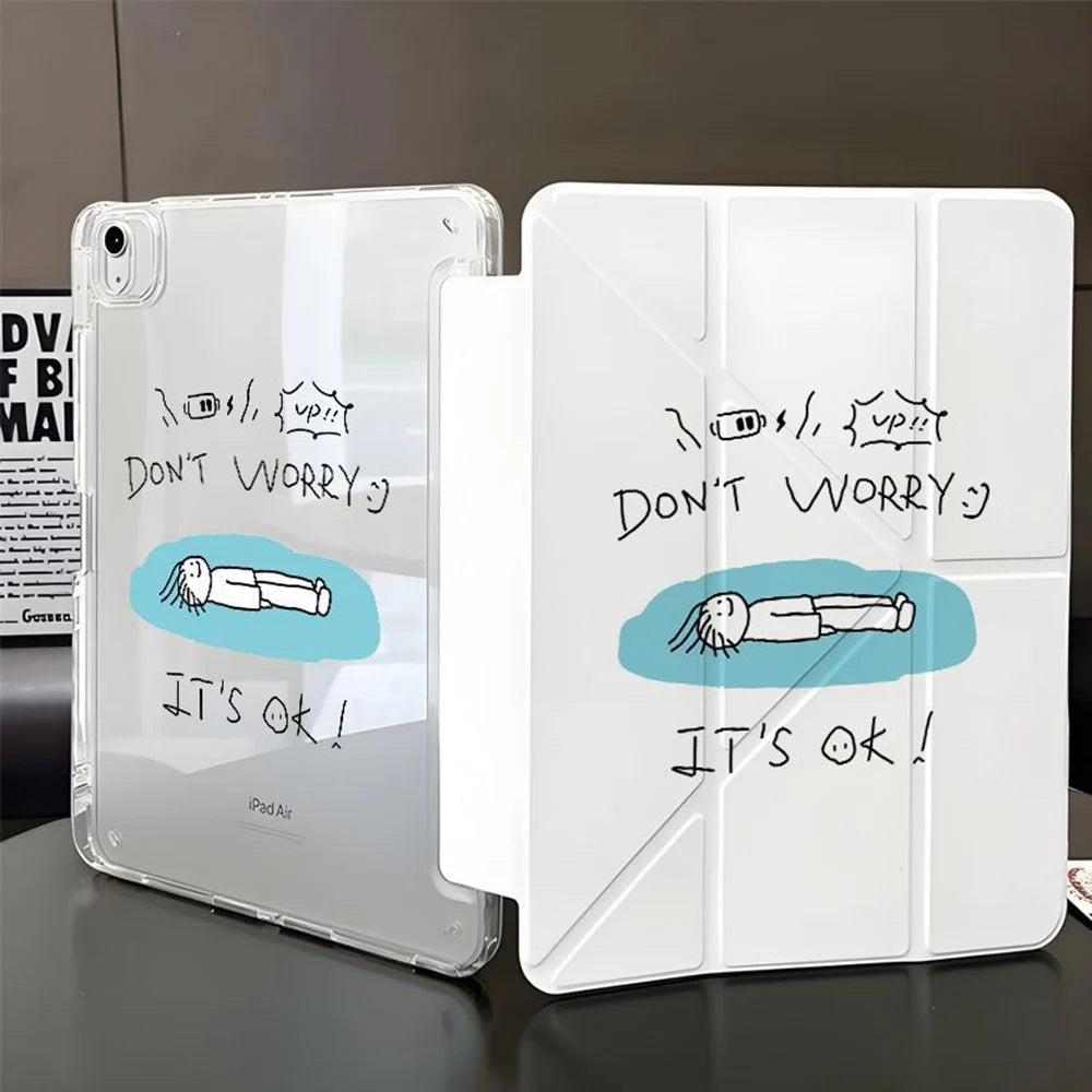 For iPad Case A16 11th 10 10th 10.2 9th 8th 7th 9.7 5th 6th Cases Funda For iPad Air 11 2025 5th 4th 10.9 2024 Pro 11" 9.7 Cover