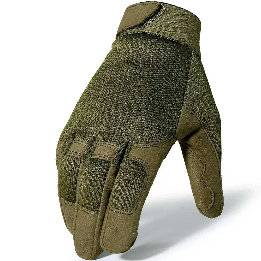 Outdoor Tactical Gloves Training Combat Sport Hiking Climbing Shooting Hunting Riding Cycling Full Finger Anti-Skid Mittens