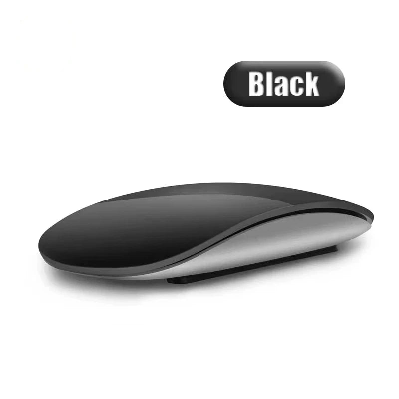 Lenovo Rechargeable Bluetooth 5.0 Wireless Mouse - Ultra-Thin Silent Touch Mouse for Laptop, iPad, Mac & PC