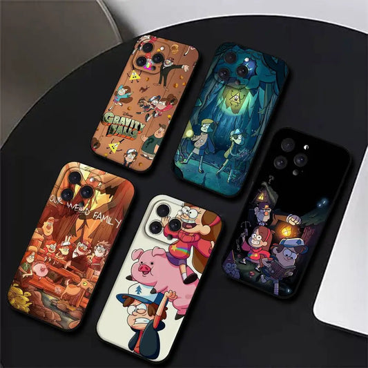 Premium Gravity Falls Pig iPhone Case - Cartoon Character Protective Cover