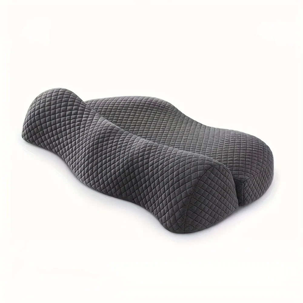 1 neck pillow with neck and shoulder support contour pillow, ergonomic corrective sleep pillow