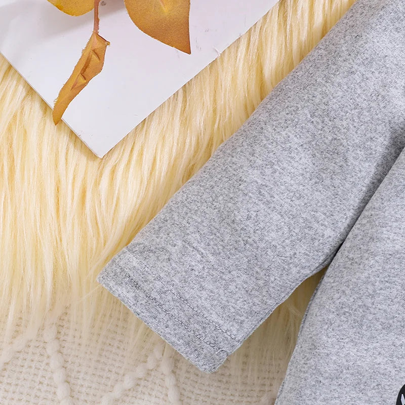 Premium 3-Piece Baby Outfit Set - Romper, Pants & Hat Autumn Collection