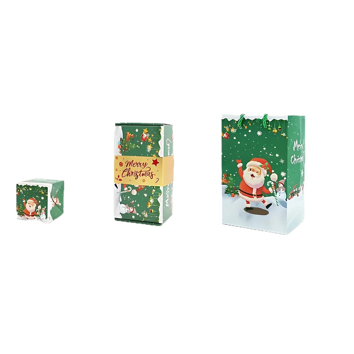 Christmas Surprise Bounce Box, Birthday Creative Surprise Gift, Folding Bounce Red Envelope Gift Box with Gift Box Gift Bag