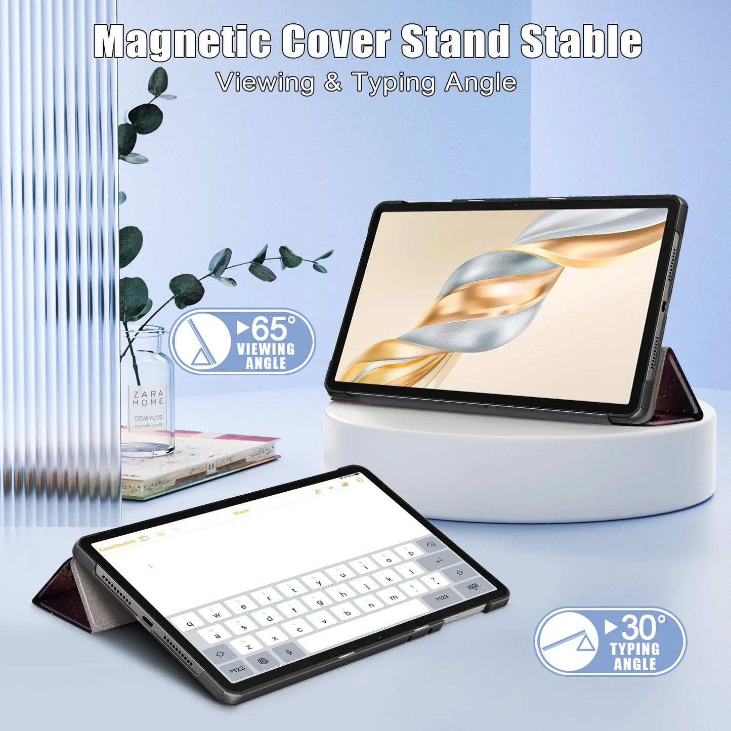 Case For Honor Pad X9A Cover 11.5 inch Tri-Folding Magnetic PU Hard Back Stand Shell For Huawei Honor Pad X9A 2025 Case Funda