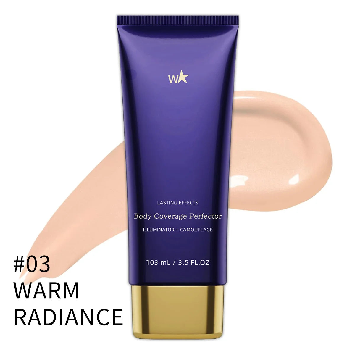 Westmore Beauty Body Coverage Perfector – Waterproof Leg & Body Makeup - Tattoo Cover Up Makeup - 3.5 Oz (Natural Radiance)