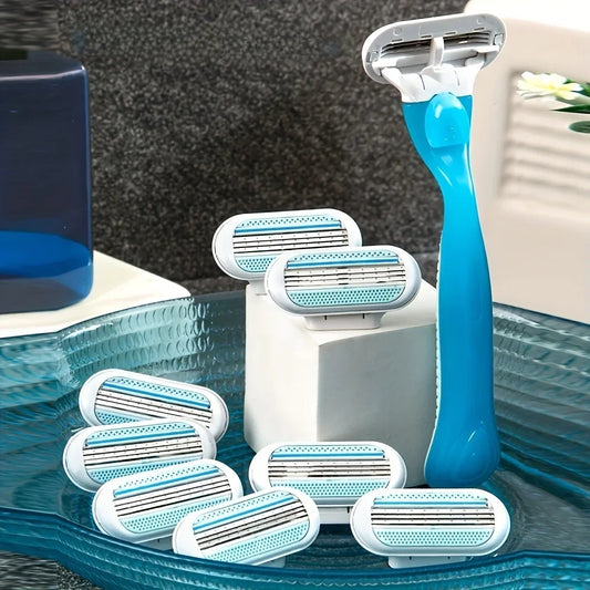 Women's Safety Razor Blade, Suitable for Legs/armpits/bikinis, Suitable for Mixed Skin, Hair Removal and Shaving Accessories