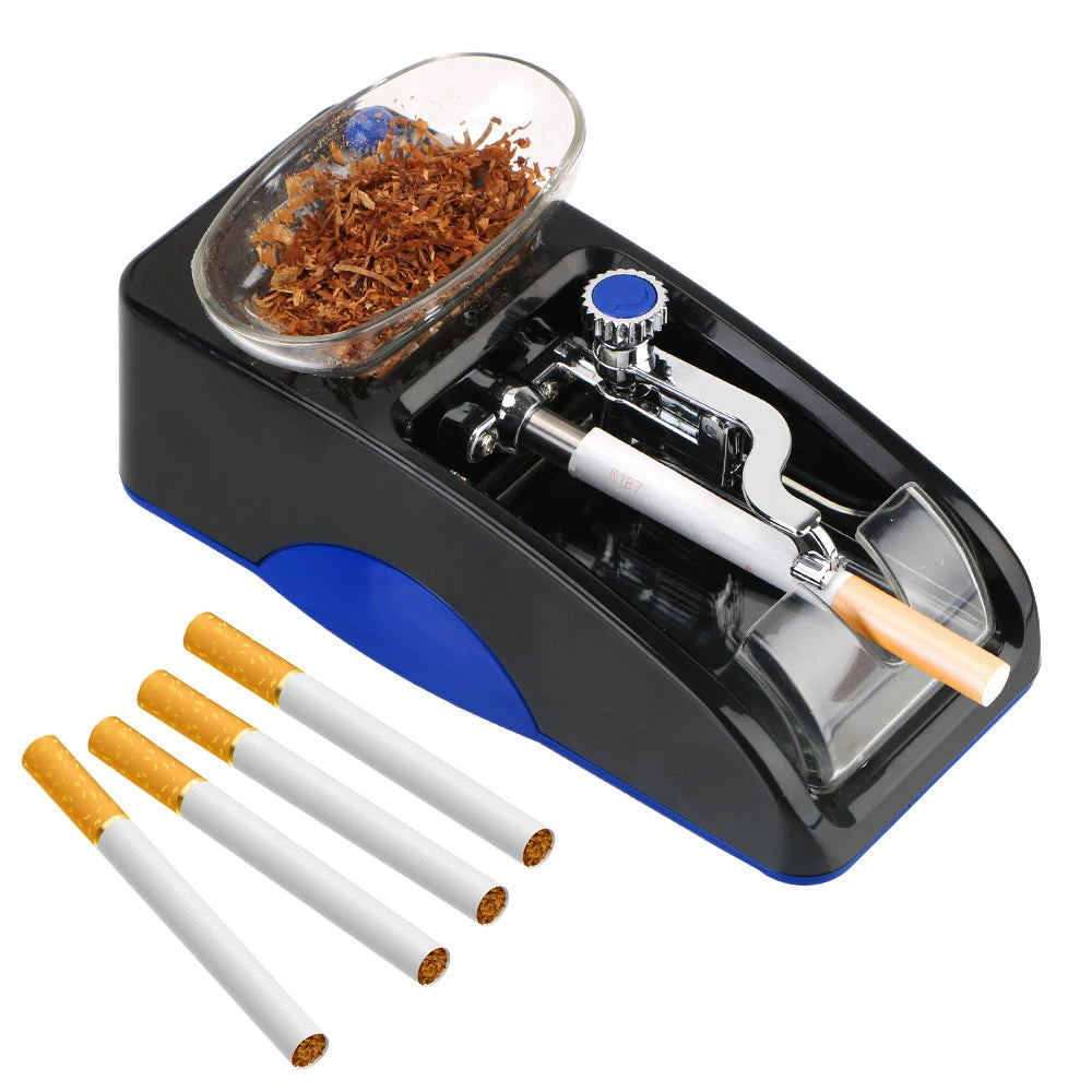 Cigarette Rolling Machine Tobacco Roller EU US Plug Smoking Tool Electric Automatic Smoking Accessories DIY Injector Maker