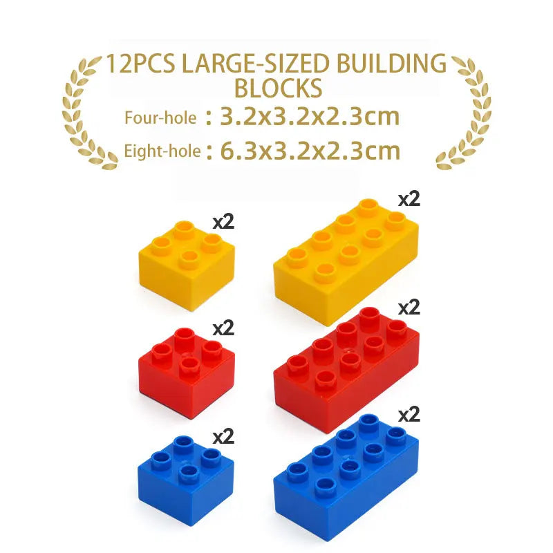 NEW Wooden Track Connector Set Building Block Connection Adapters Train Track Railway Rail Toy DIY For Kids Birthday Xmas Gifts