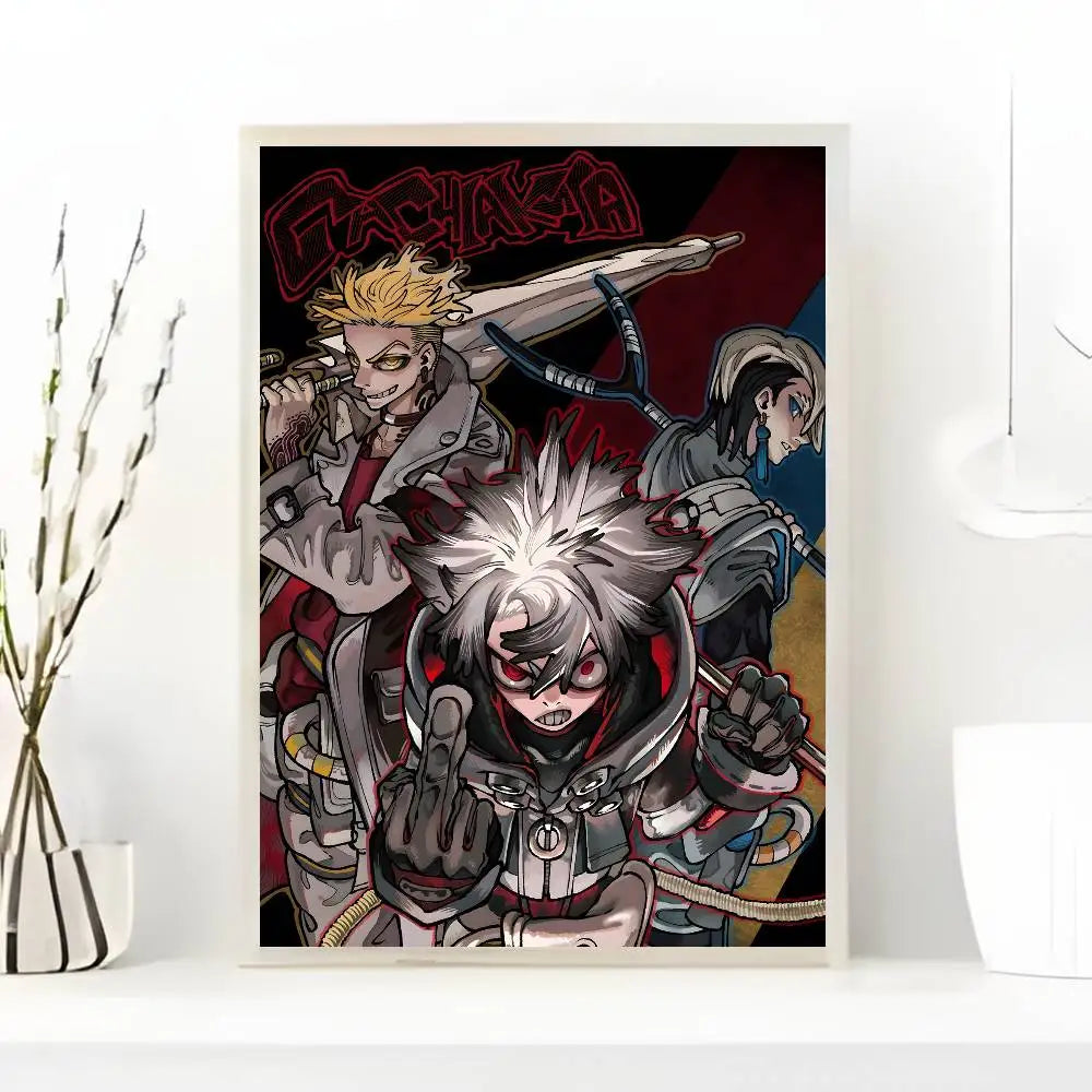 G-GACHIAKUTA ANIME Poster Art With Prints Home Bedroom Living Room Decoration Gift