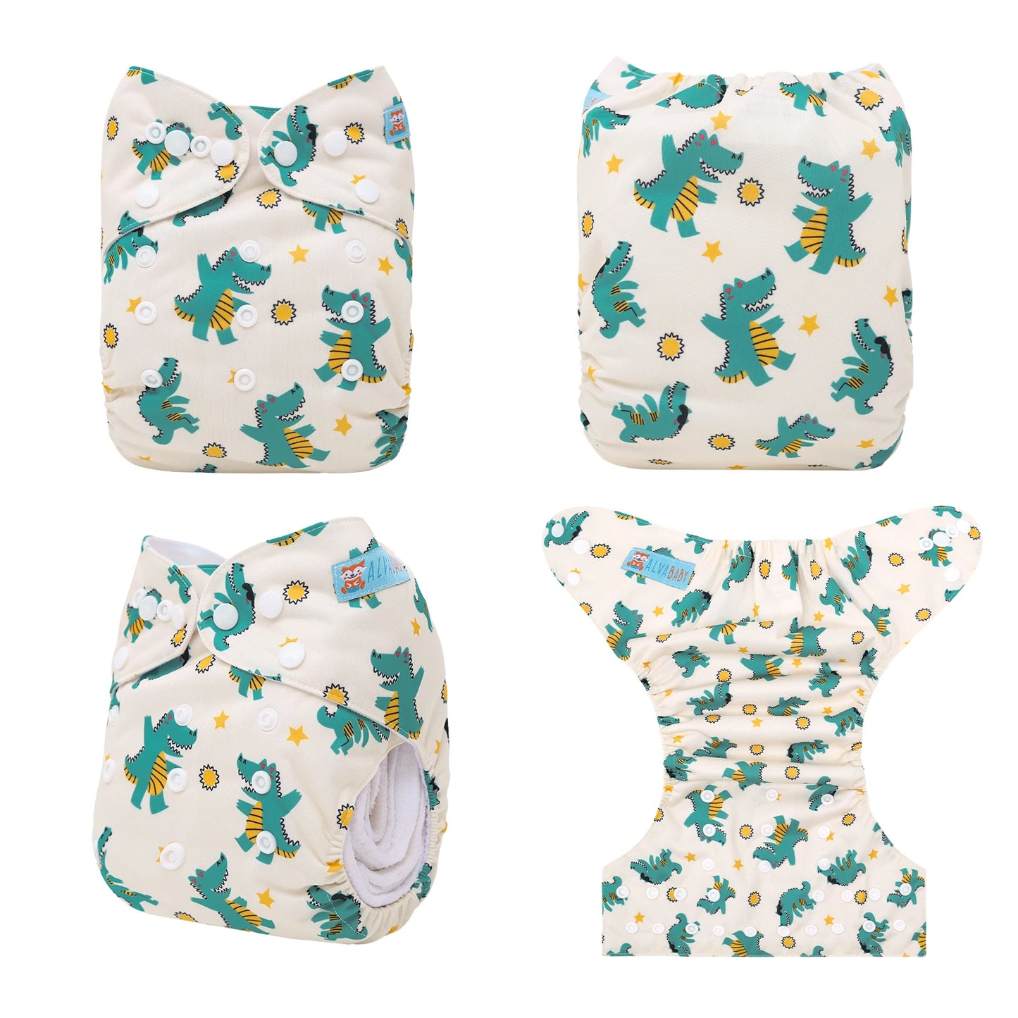 Premium ALVABABY Cloth Diaper Shell - Eco-Friendly Adjustable Nappy