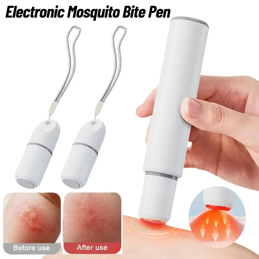 Mosquito Bite Relief Pen - Portable Heat-Based Itch Relief Device for Adults & Children