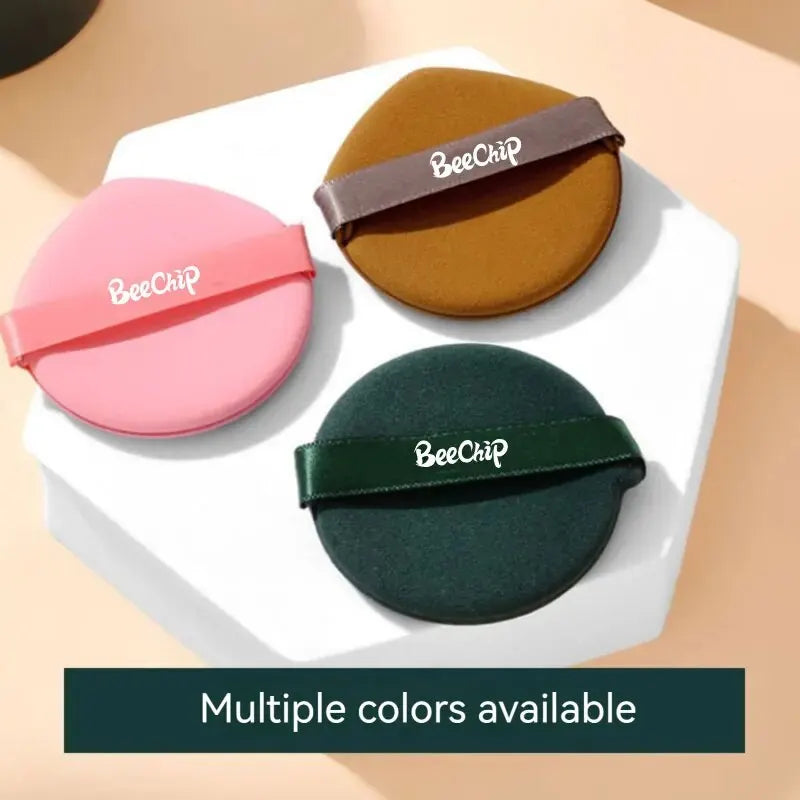 7-Piece Powder Puff Set with Storage Box - Anti-Bacterial Makeup Sponges