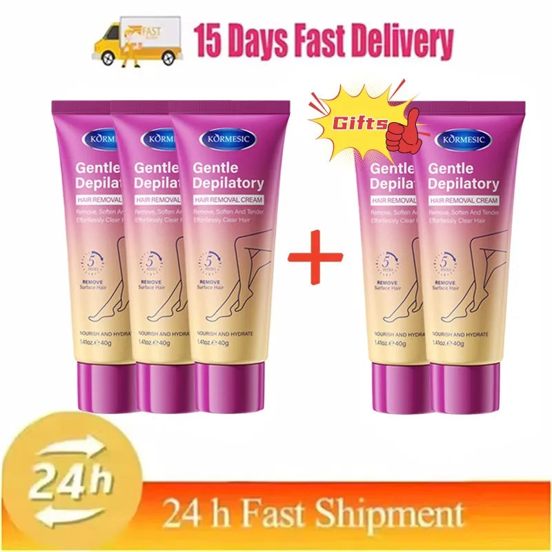 Permanent Hair Removal Cream Hair Growth Inhibitor Face Arm Armpit Leg Intimate Areas Painless Depilatory For Men Women Care