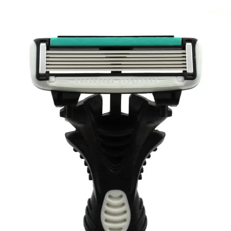 -1pc/3pcs/5pcs High-Quality Manual Razor – 6-Layer Sharp Blades for Smooth & Comfortable Shaving for Men’s Grooming & Daily Use