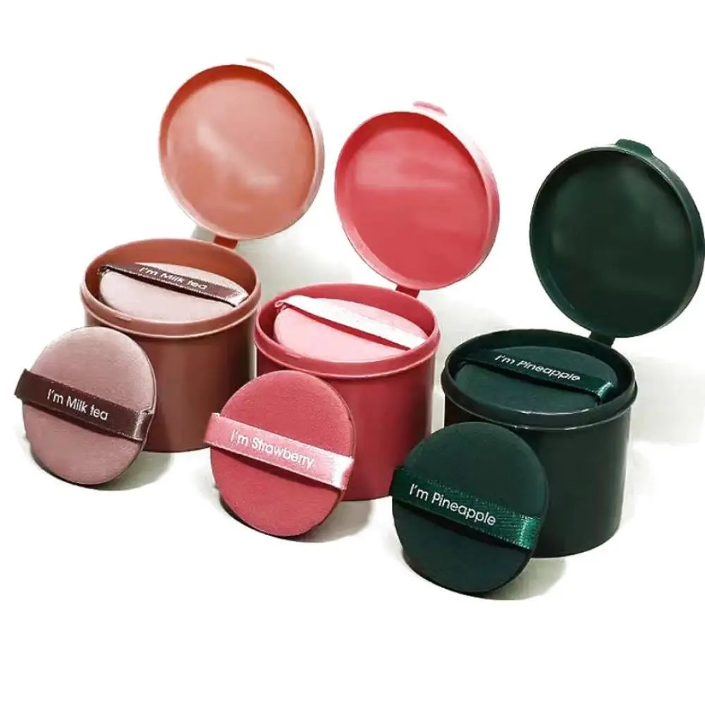 7-Piece Powder Puff Set with Storage Box - Anti-Bacterial Makeup Sponges