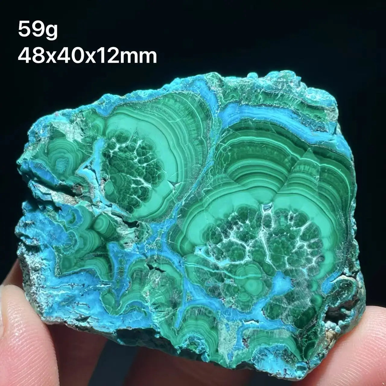 New 100% Natural chrysocolla Malachite plate Phoenix Stone Blue Green Quadrilateral Rainbow from Zambia
