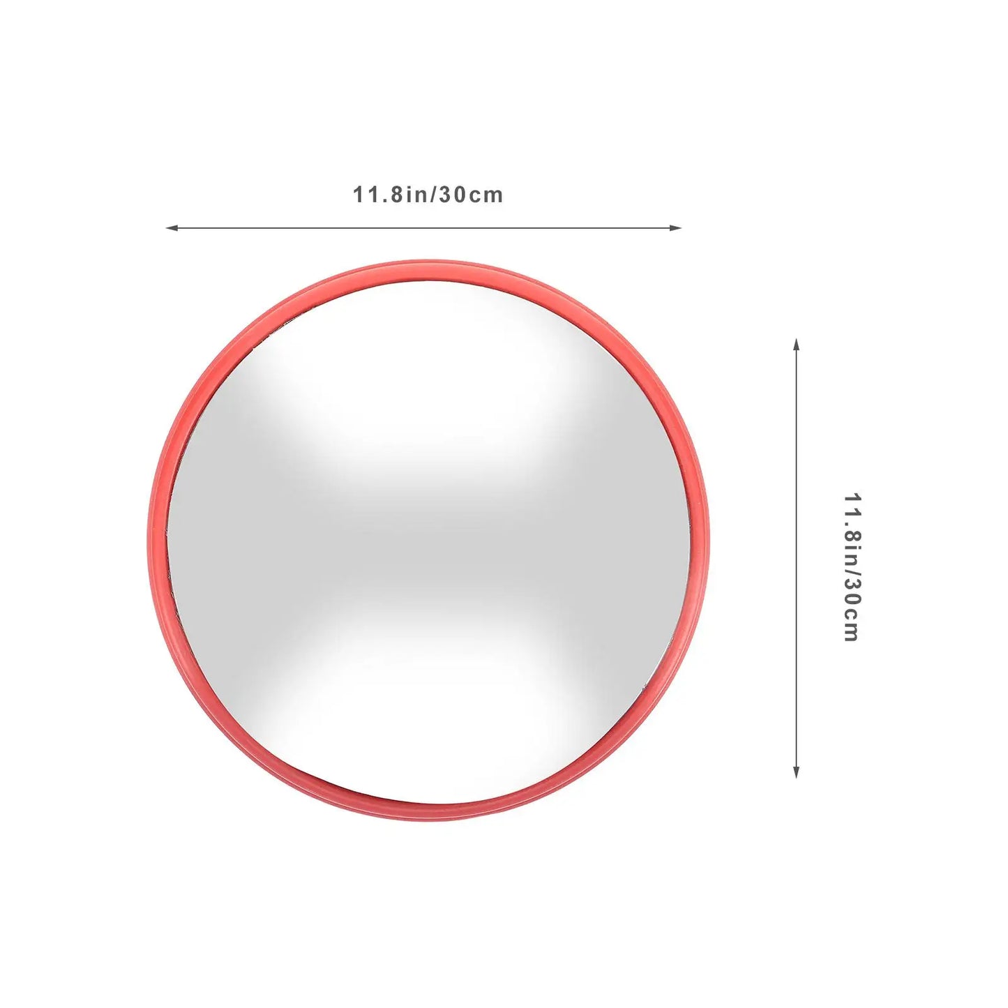 16/30cm Outdoor Traffic Convex PC Mirror Wide Angle Blind Spot Corner Road Parking Safety Traffic Signal Convex Mirror Road