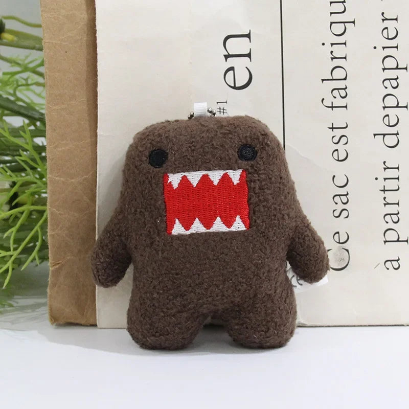 2025 Hot Selling Kawaii Cute Domo Kun Plush Keychain Anime Keyring Charm for Bag Keys Gift Collection birthday day