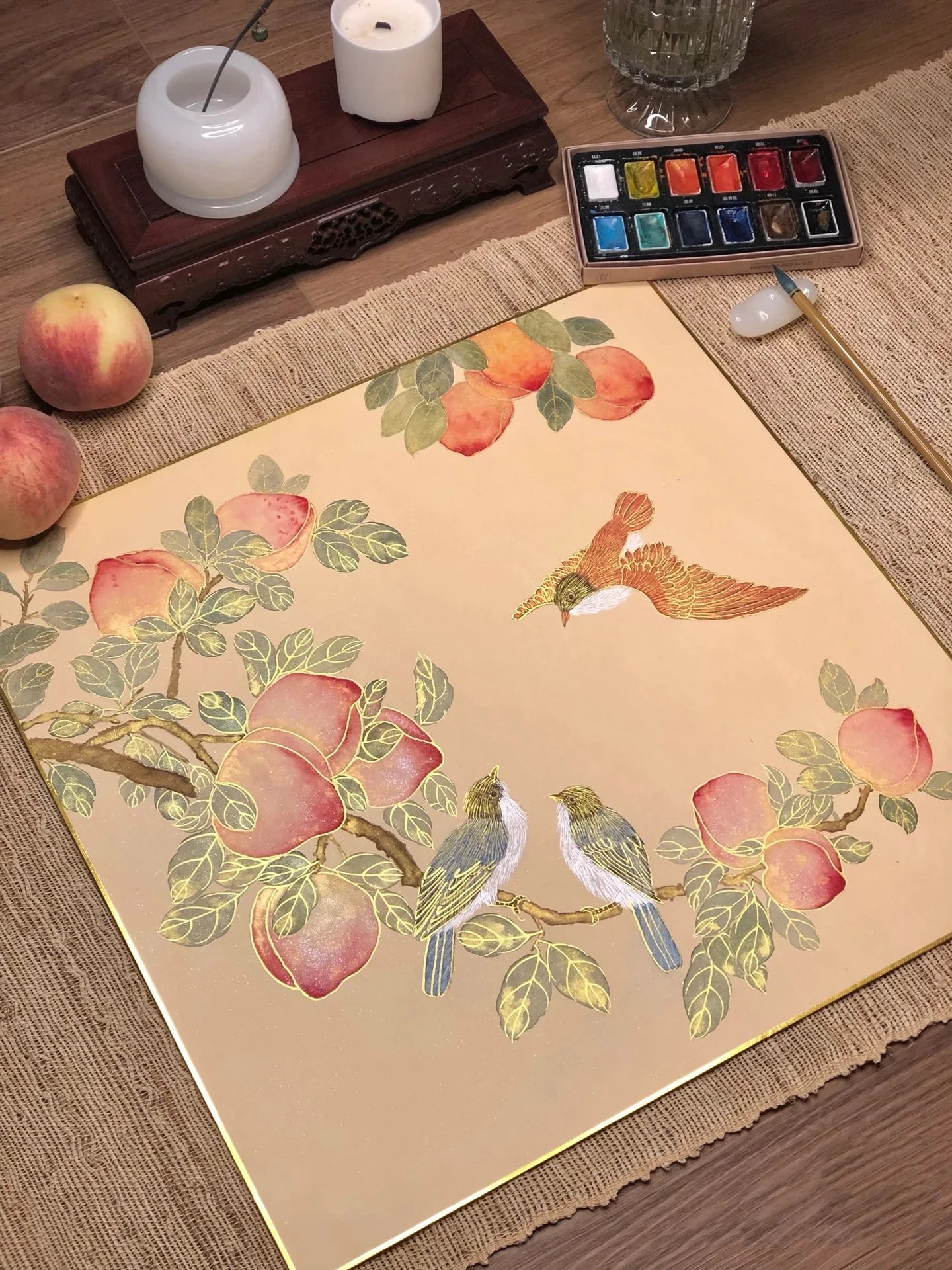 20/80-Colors Metal Watercolor Painting Set, New Portable Box With Sparkling Pearl Solid Watercolor Painting, Art Supplies