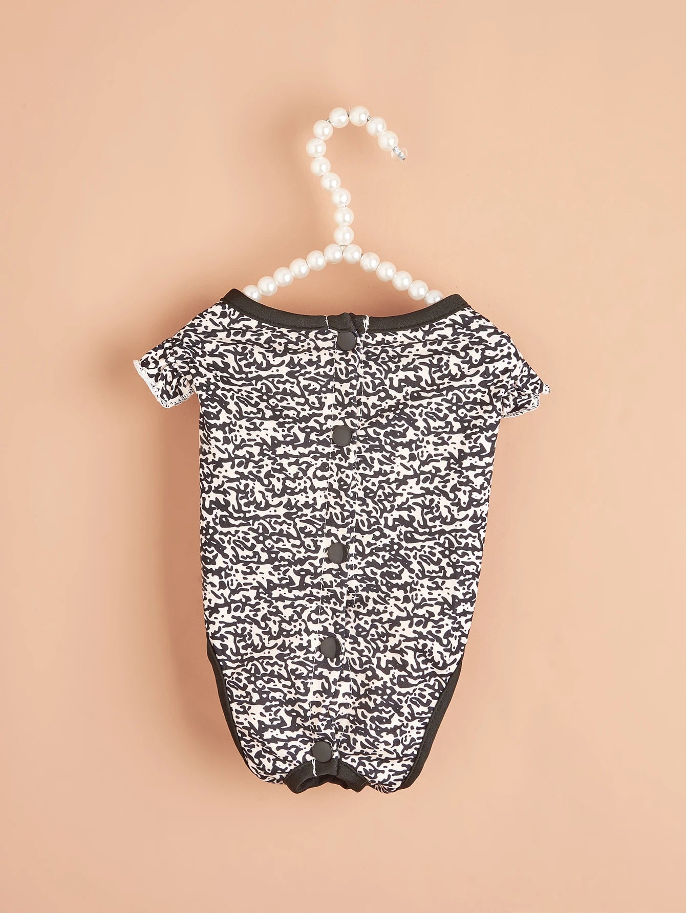 Dog Pjs Spring Summer Dog Clothes Hem Ruffle for Small Dogs Girl Boy , Cute Pattern Puppy Clothes Doggie Onesies Cat Pet