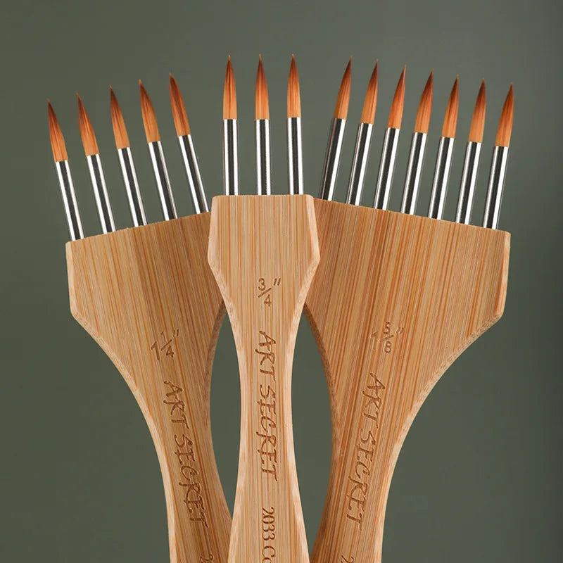 Multi-toothed Brush Comb ArtSecret Watercolor Acrylic Brushes 2033 Nylon Blend Wool Art Supplies