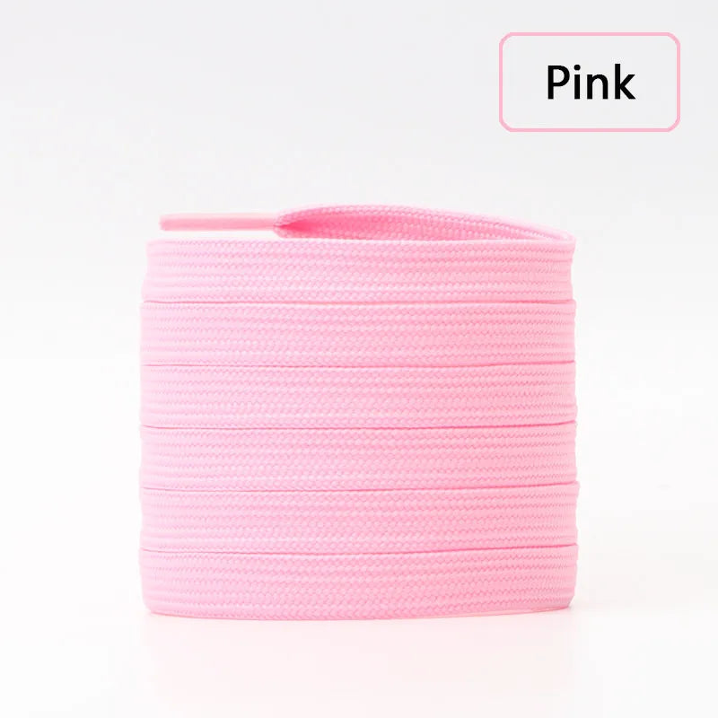 1 Pair Solid Flat Shoe Laces Canvas Shoelaces for Sneakers Woman Men Shoelace Classic Tennis Laces for AF1 Shoestrings